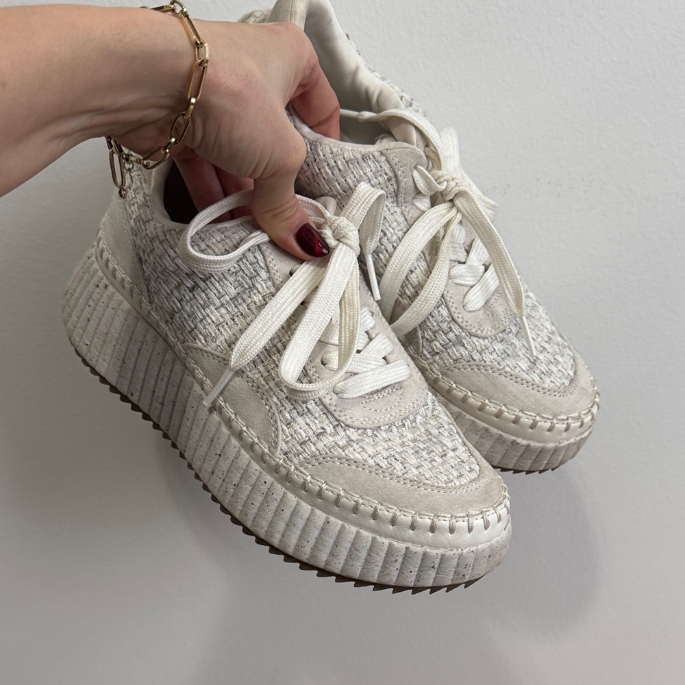 Stylish Cream Women's Sneakers